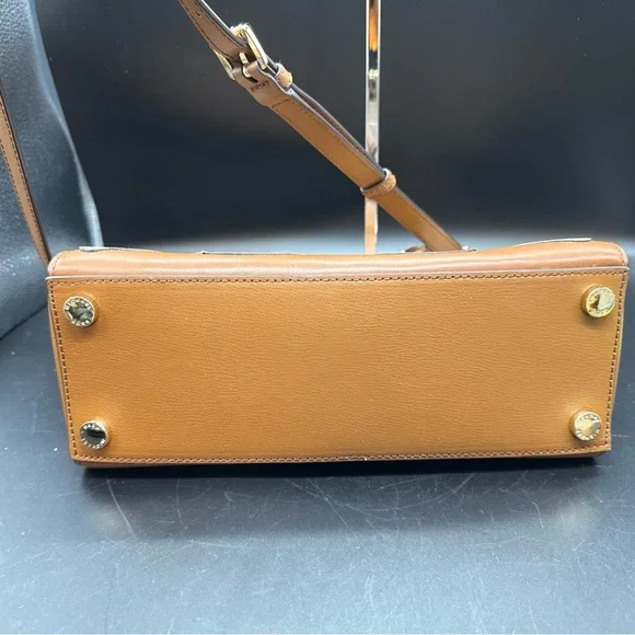 Michael Kors Brown Floral Handbag - Picture 9 of 10